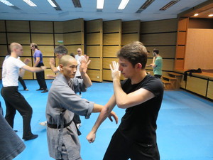 Shaolin kung fu with Shi Heng Yi headmaster from the Shaolin Temple Europe