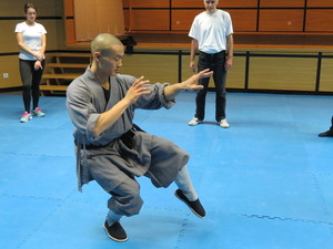 Master Shi Heng Yi in empty positino